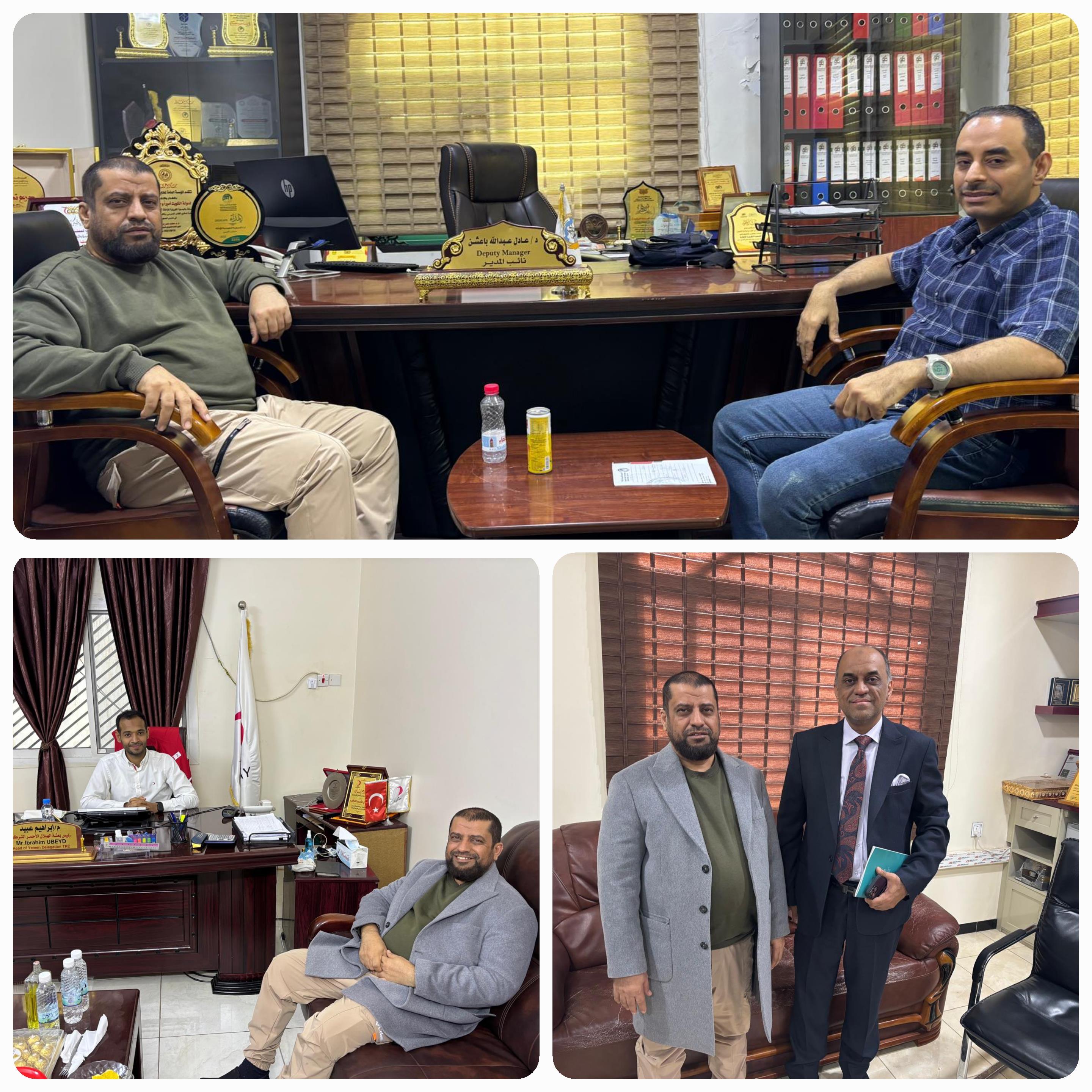 زيارة الدكتور محمد حسن السودي للجمعيات والمنظمات في مدينة عدن