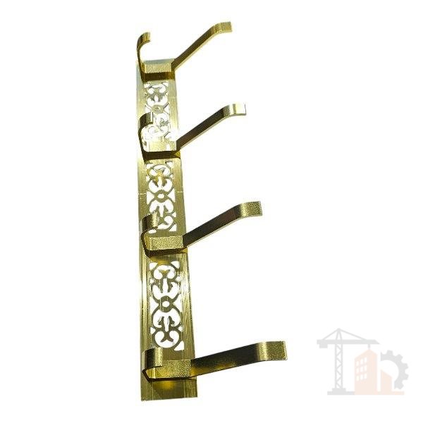 معالق استيل ذهبي منقوش اب...